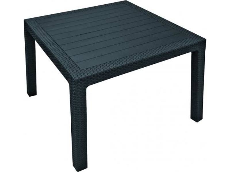 Melody Quartet m�anyag kerti asztal grafit sz�rke